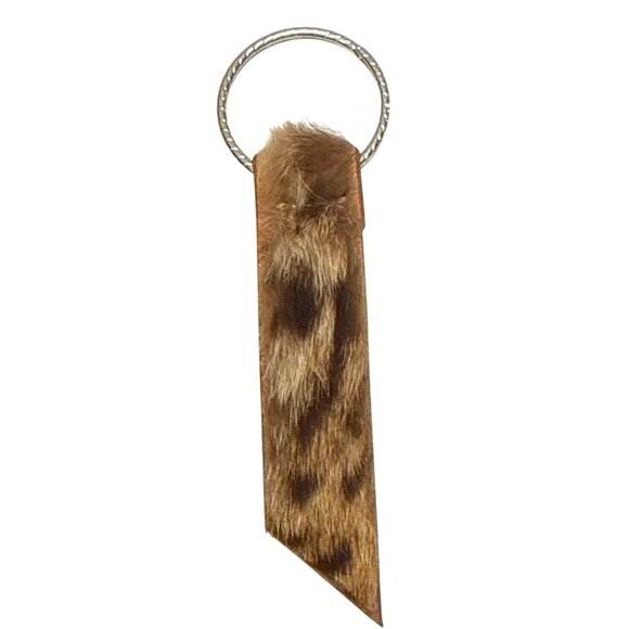Authentic leopard skin Keychain Keyholder car keyholder OS - Picture 1 of 3